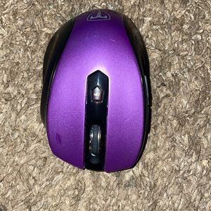 Purple mouse for a laptop